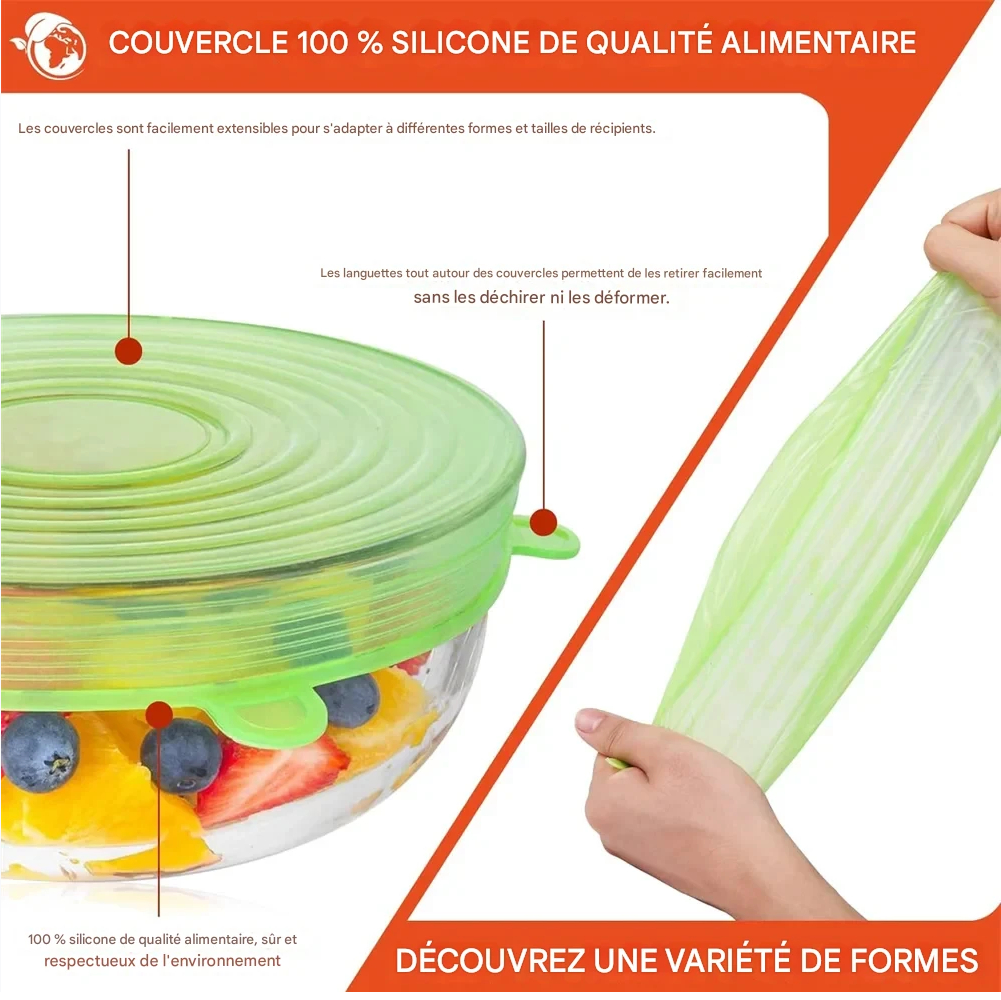 couvercles réutilisables