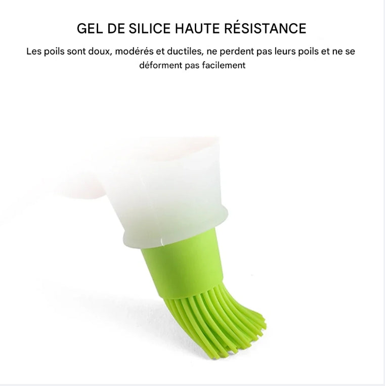 Bouteille d'huile en silicone