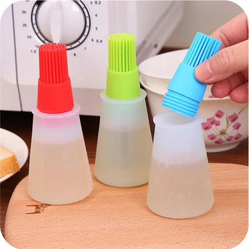 Silicone oil bottle