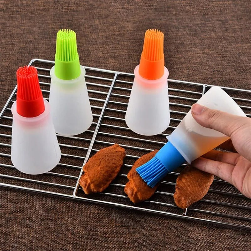 Silicone oil bottle