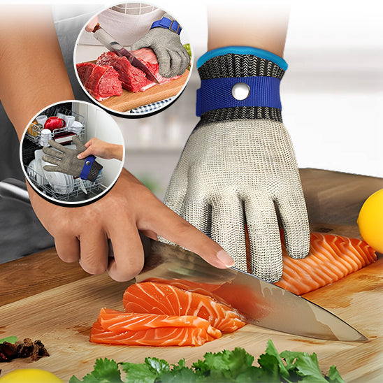 Gants de cuisine en acier inoxydable