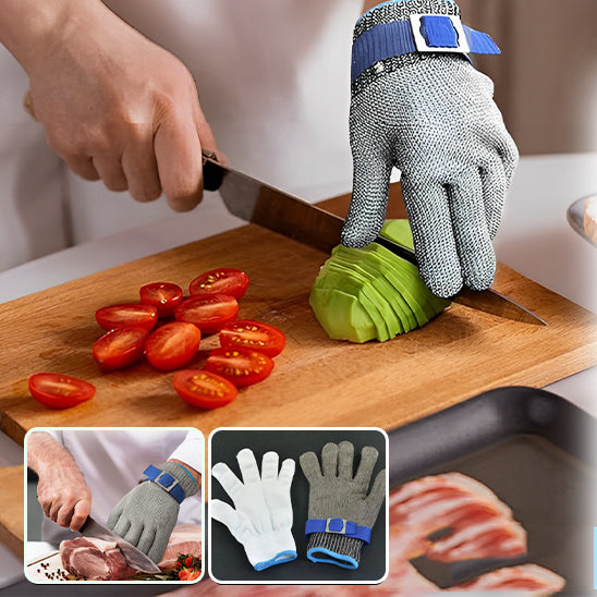 Gants de cuisine en acier inoxydable