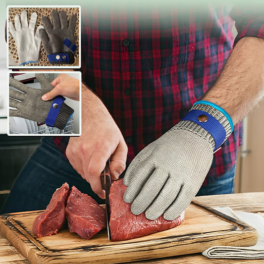 Gants de cuisine en acier inoxydable