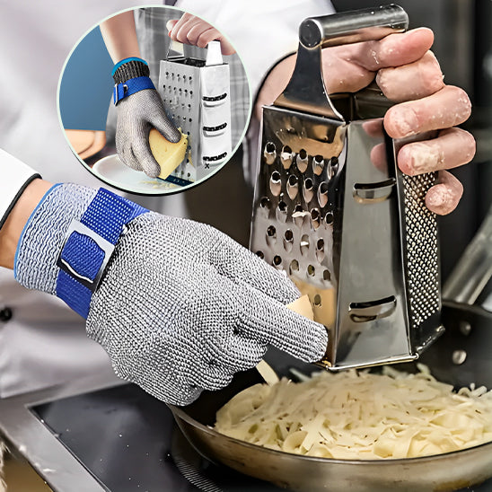 Gants de cuisine en acier inoxydable