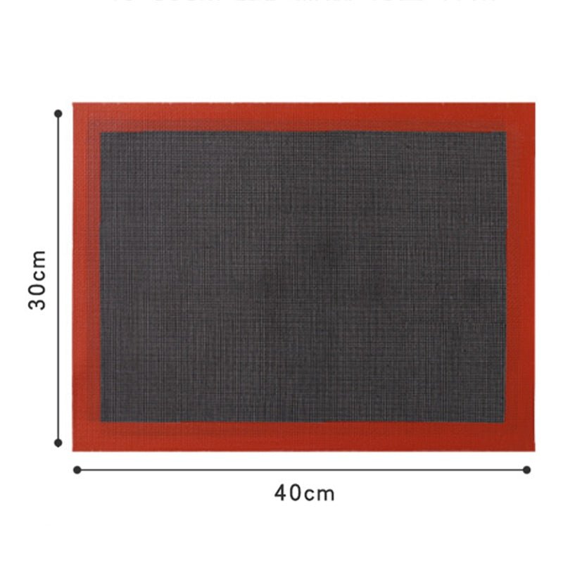 Tapis de cuisson antiadhésif en Silicone et fibre de verre perforé 40x30cm - Cuisinalaise