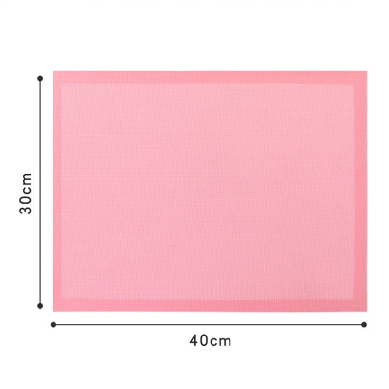 Tapis de cuisson antiadhésif en Silicone et fibre de verre perforé 40x30cm - Cuisinalaise