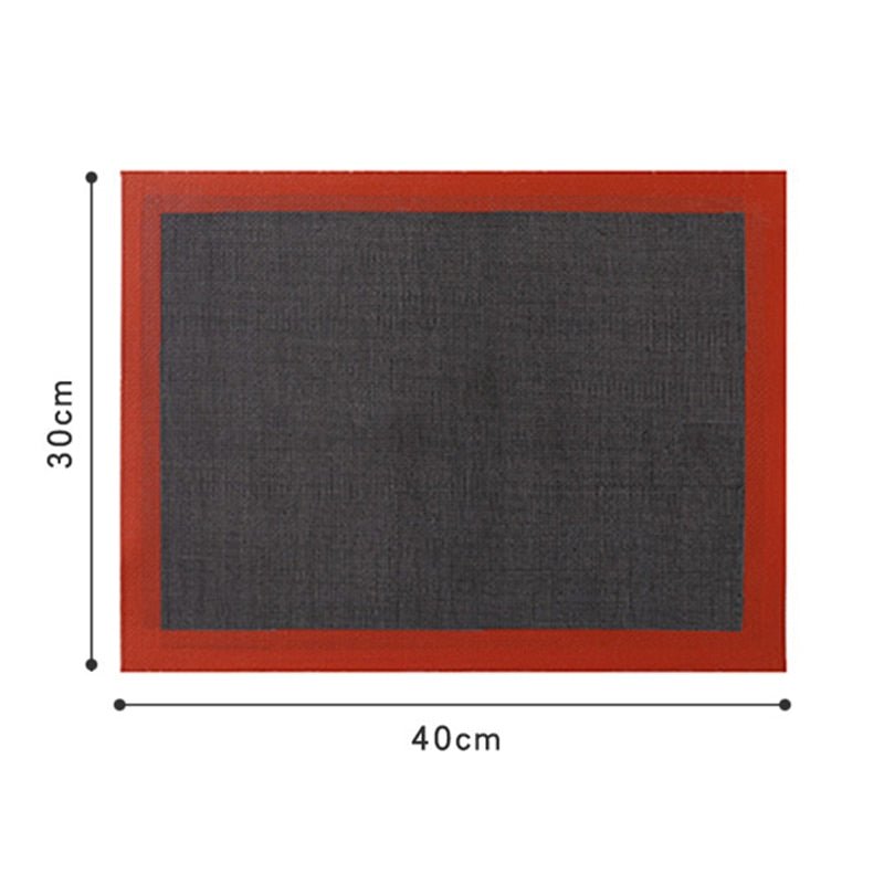 Tapis de cuisson antiadhésif en Silicone et fibre de verre perforé 40x30cm - Cuisinalaise